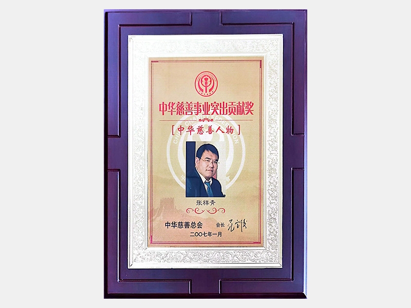 “中華慈善事業(yè)突出貢獻(xiàn)獎(jiǎng)”、“中華慈善人物”